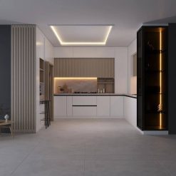 کابینت آشپزخانه لوکس پرتلند کد 70016 7 cabinet fanoosdesign.ir 7256 | فانوس دیزاین تولید کننده انواع درب اتاق ، ضد سرقت، درب ورودی و ضد آل