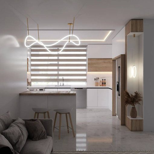 کابینت آشپزخانه مدرن هایگلاس کد 70006 - Image 2