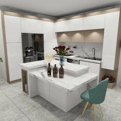 کابینت ام دی اف آشپزخانه لاکچری کد 7663 9 cabinet fanoosdesign.ir 781 | فانوس دیزاین تولید کننده انواع درب اتاق ، ضد سرقت، درب ورودی و ضد آل