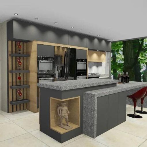 کابینت ام دی اف آشپزخانه لاکچری کد 7632 - Image 5