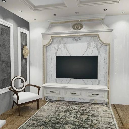 کابینت ام دی اف آشپزخانه لاکچری کد 7677 - Image 2