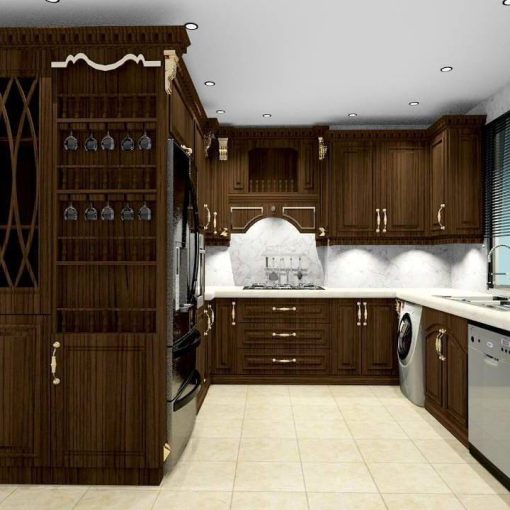 کابینت ام دی اف آشپزخانه لاکچری کد 7602 - Image 3