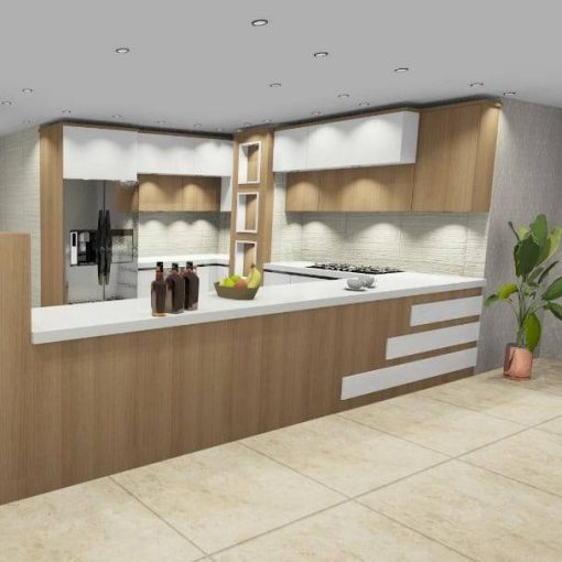 کابینت ام دی اف آشپزخانه لاکچری کد 7658 - Image 3