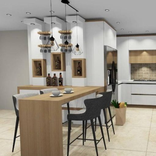 کابینت ام دی اف آشپزخانه لاکچری کد 7658 - Image 5