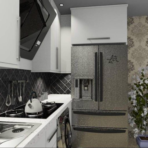 کابینت ام دی اف آشپزخانه لاکچری کد 7599 - Image 3