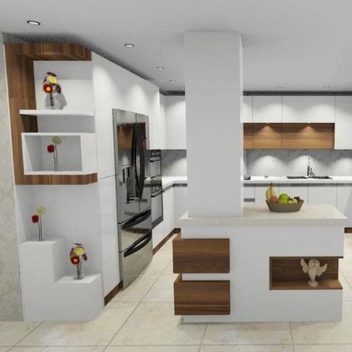 کابینت ام دی اف آشپزخانه لاکچری کد 7675