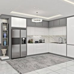 سبد خرید 2 کابینت ام دی اف آشپزخانه لاکچری کد 7601