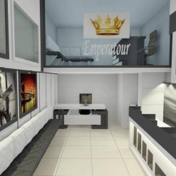 کابینت ام دی اف آشپزخانه لاکچری کد 7668