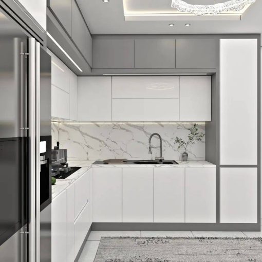 کابینت ام دی اف آشپزخانه لاکچری کد 7601 - Image 3