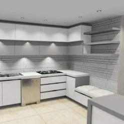سبد خرید 9 کابینت ام دی اف آشپزخانه لاکچری کد 7652