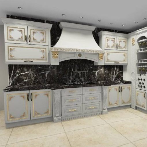 کابینت ام دی اف آشپزخانه لاکچری کد 7646 - Image 4