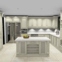 سبد خرید 14 کابینت ام دی اف آشپزخانه لاکچری کد 7649