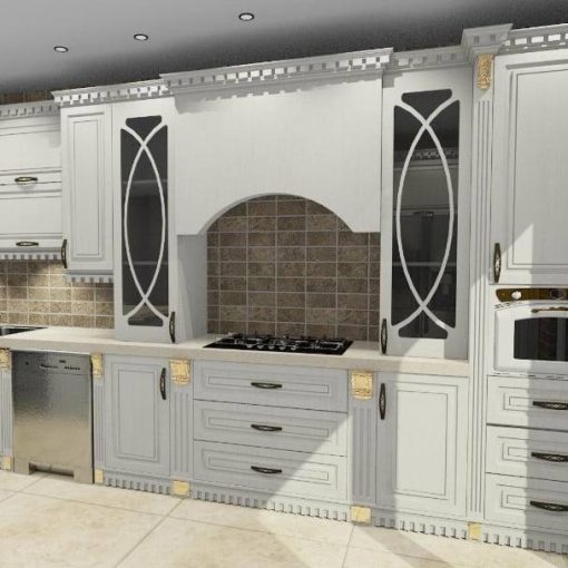کابینت ام دی اف آشپزخانه لاکچری کد 7648 - Image 3