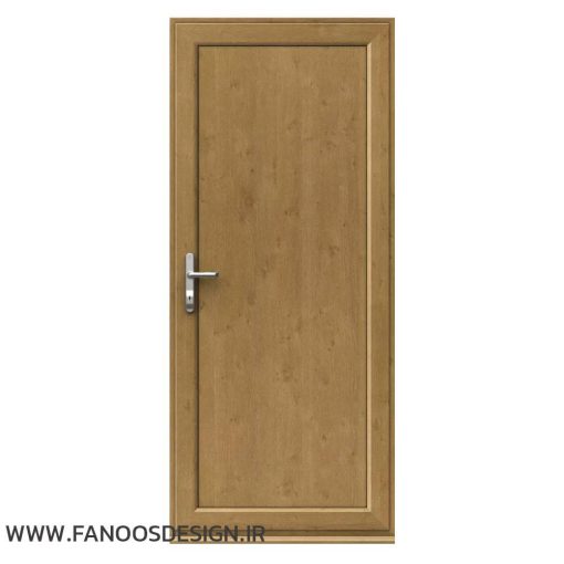 درب upvc حمام ضد آب نیم ویترین کد 20008