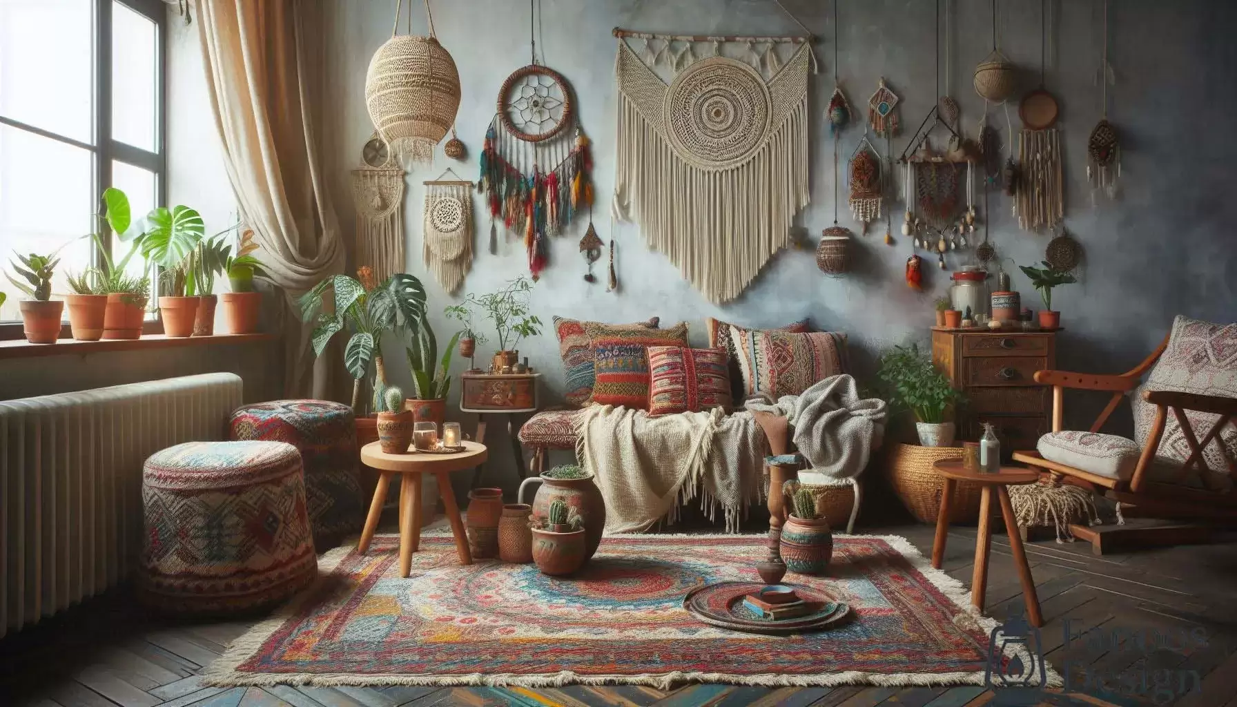دکوراسیون سبک بوهمی