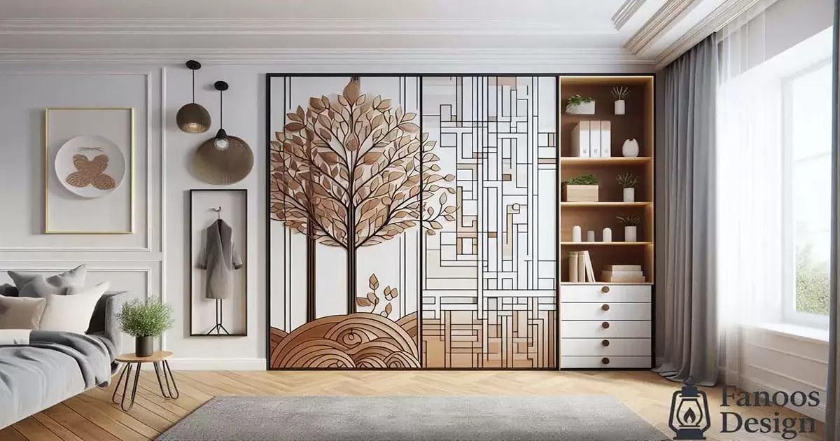 خرید آنلاین درب کمد دیواری از فروشگاه اینترنتی فانوس دیزاین