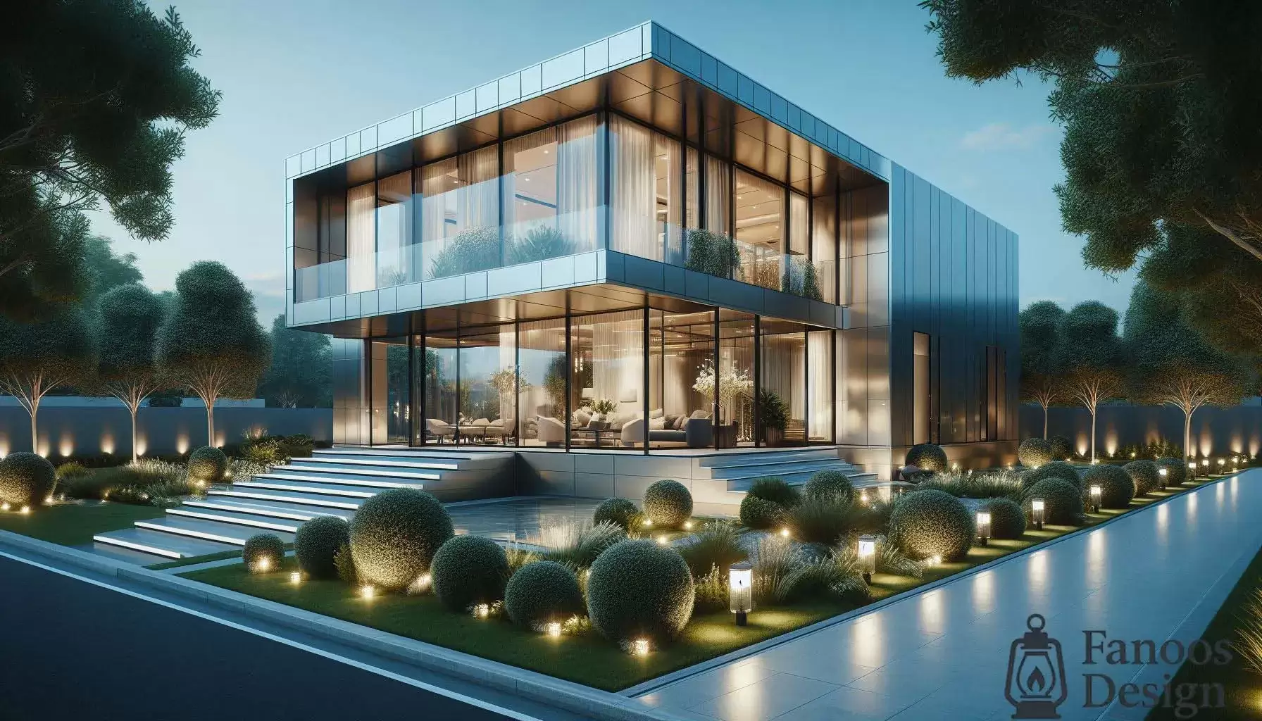 قلعه ظرافت: ایمن سازی ویلای فلزی مدرن خود با سبک