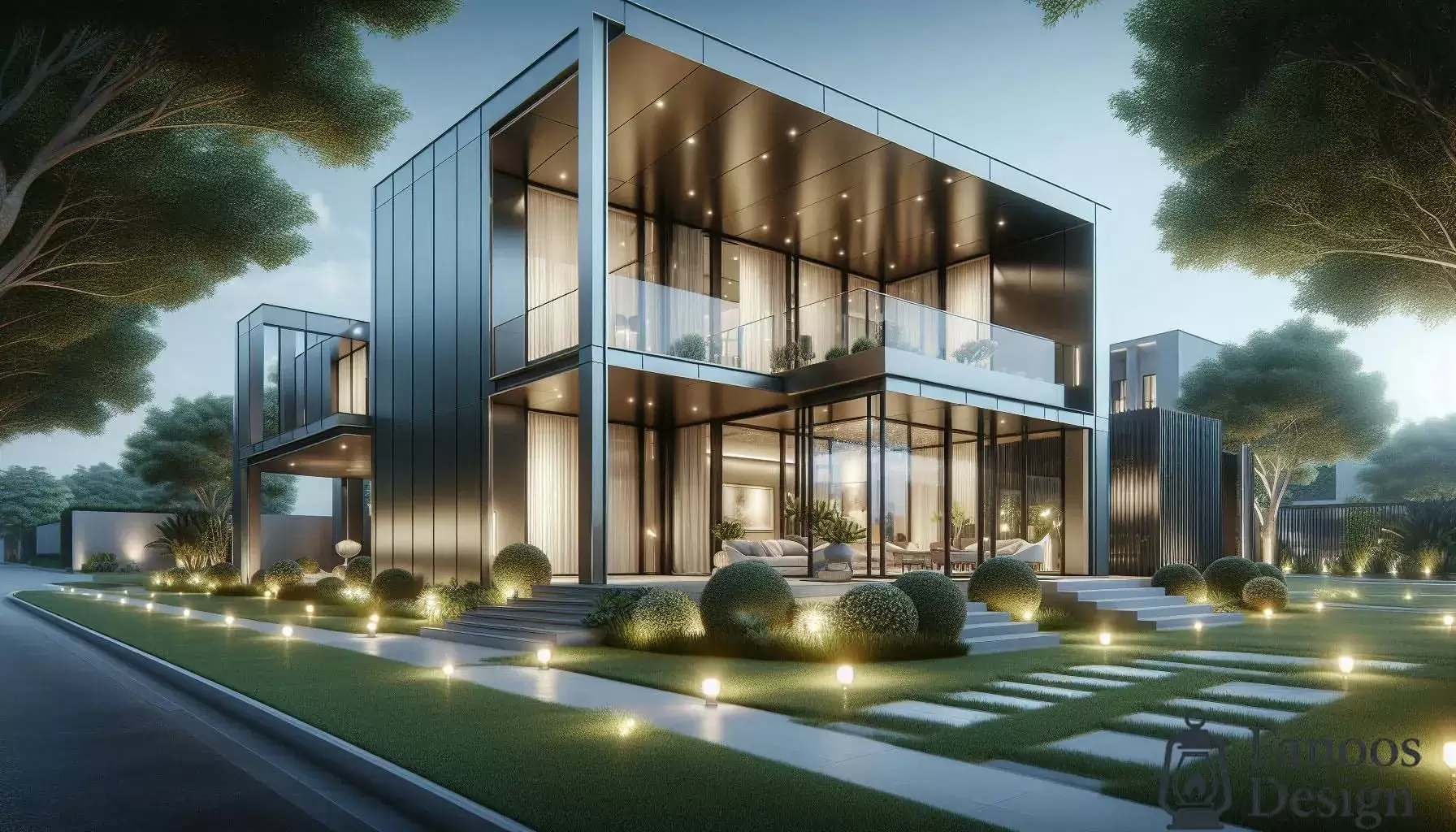 قلعه ظرافت: ایمن سازی ویلای فلزی مدرن خود با سبک