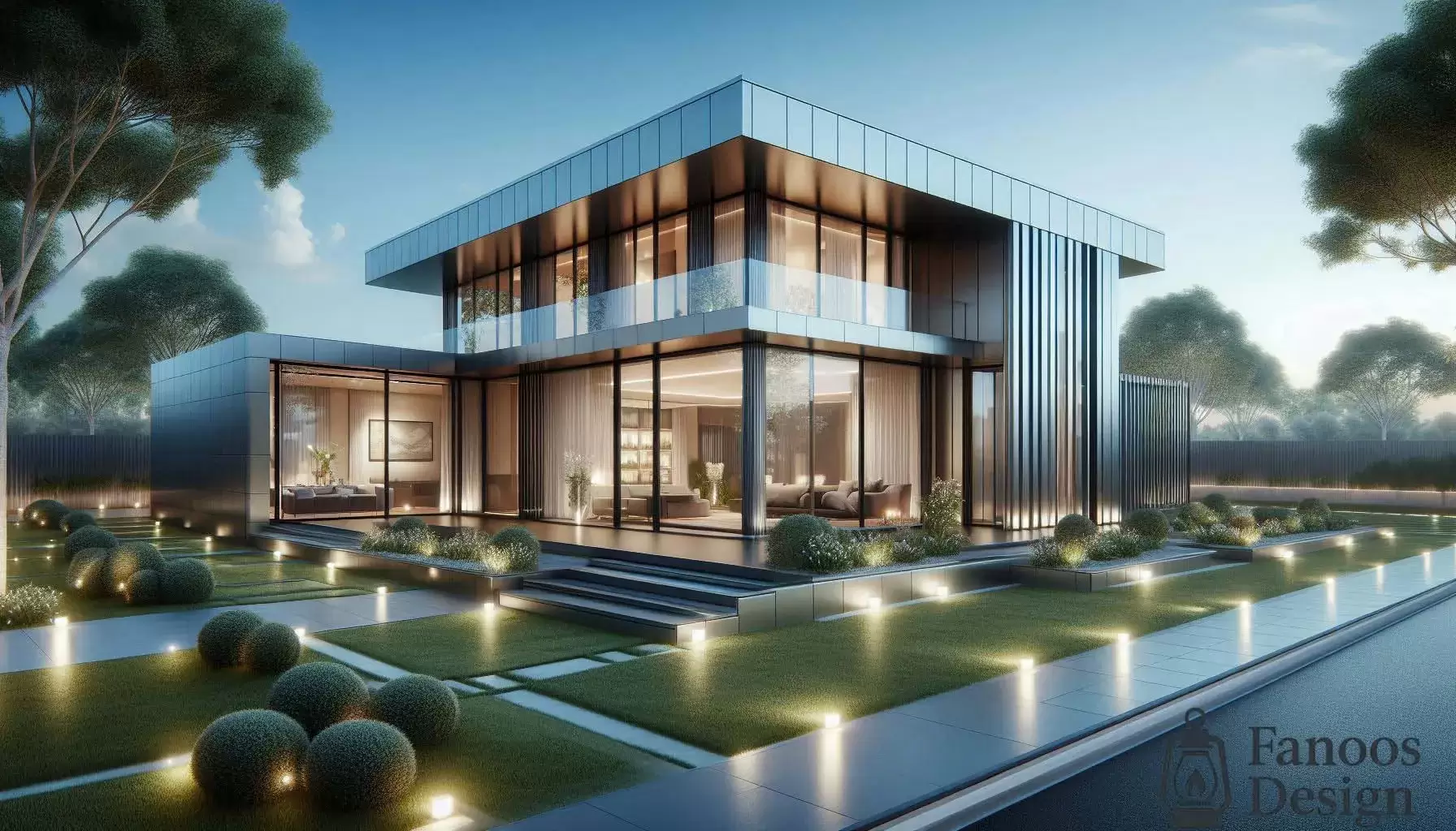 قلعه ظرافت: ایمن سازی ویلای فلزی مدرن خود با سبک