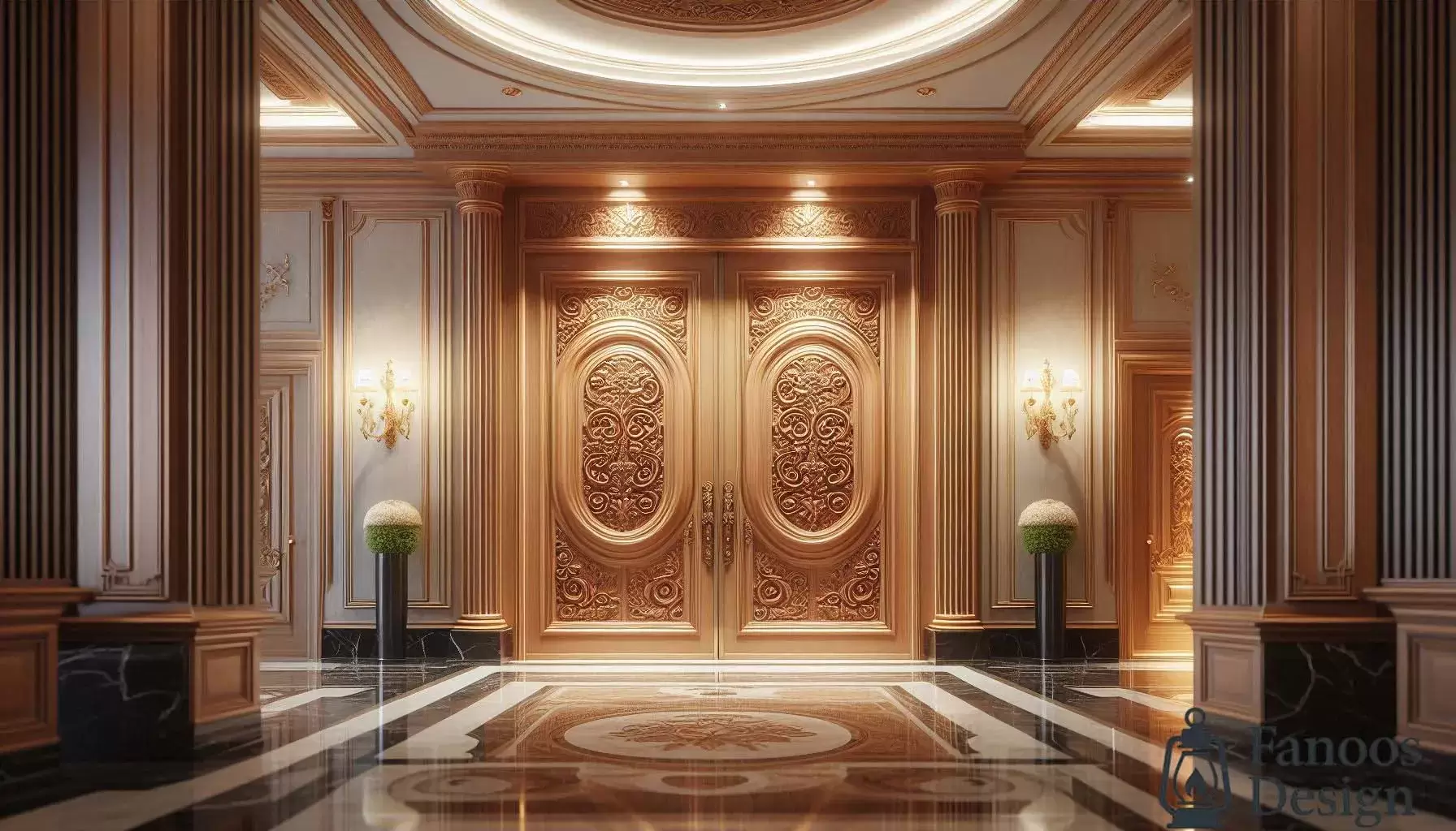 امنیت خانه خود را بالا ببرید: راه حل شیک درب های لابی راش