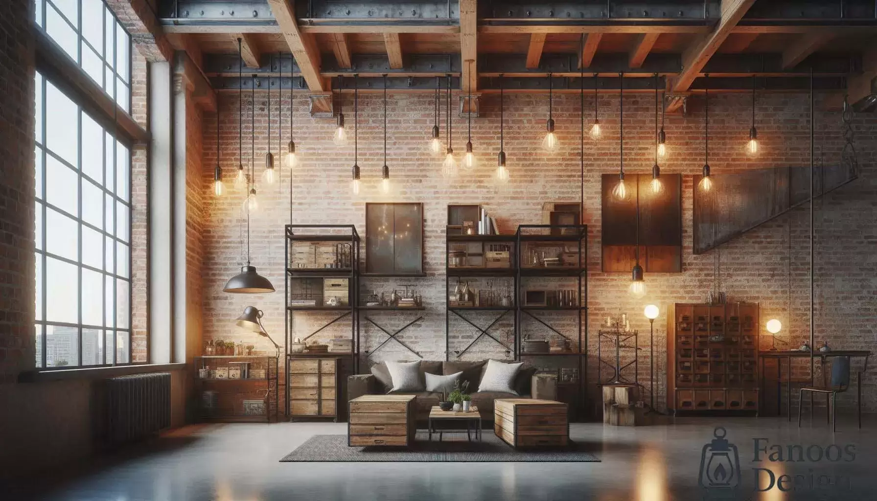 دکوراسیون سبک صنعتی