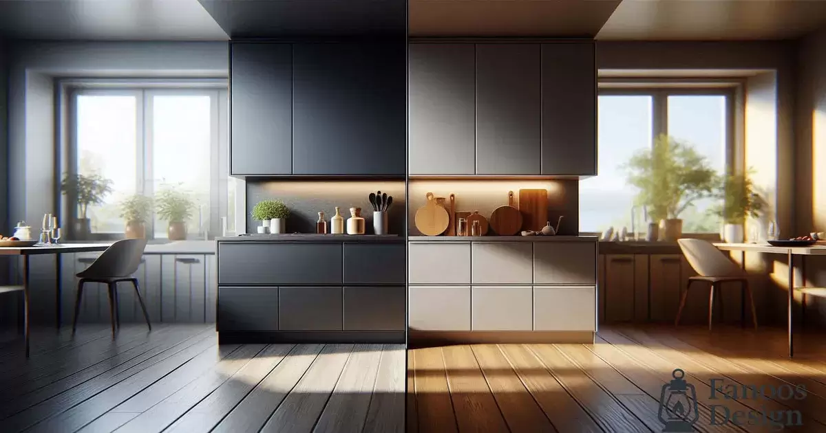 کابینت مات بهتر است یا براق؟