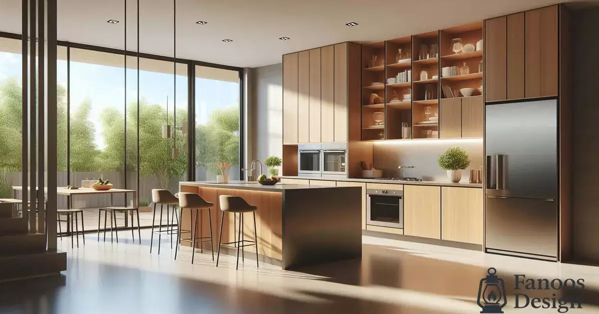 اپن آشپزخانه ام دی اف 1 اپن آشپزخانه ام دی اف