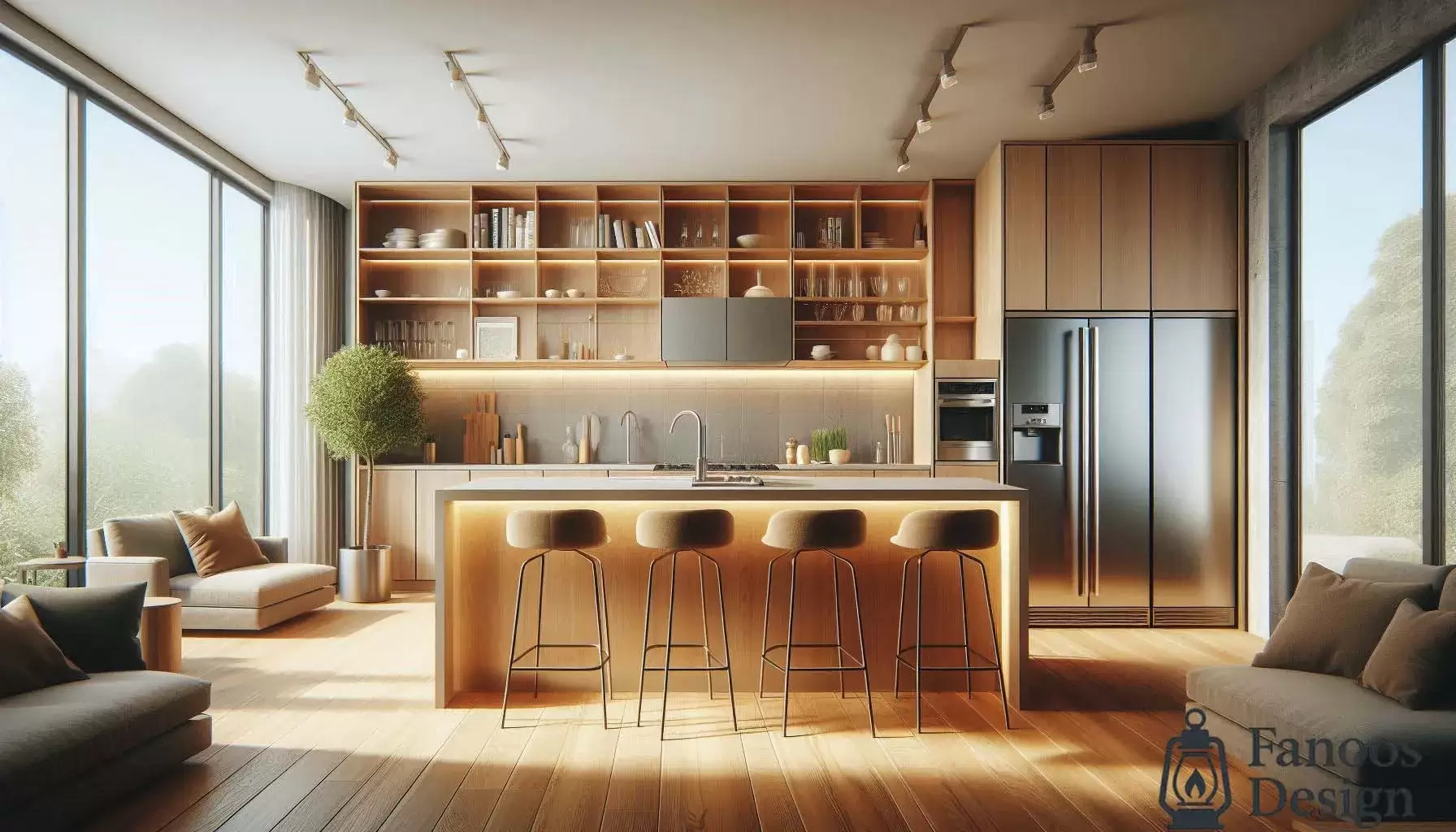 اپن آشپزخانه ام دی اف 16 اپن آشپزخانه ام دی اف