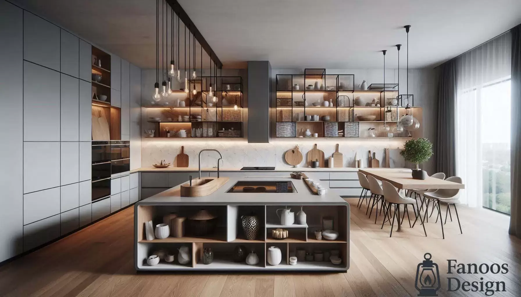 ایده های کمیاب برای طراحی آشپزخانه مدرن 2 ایده های کمیاب برای طراحی آشپزخانه مدرن