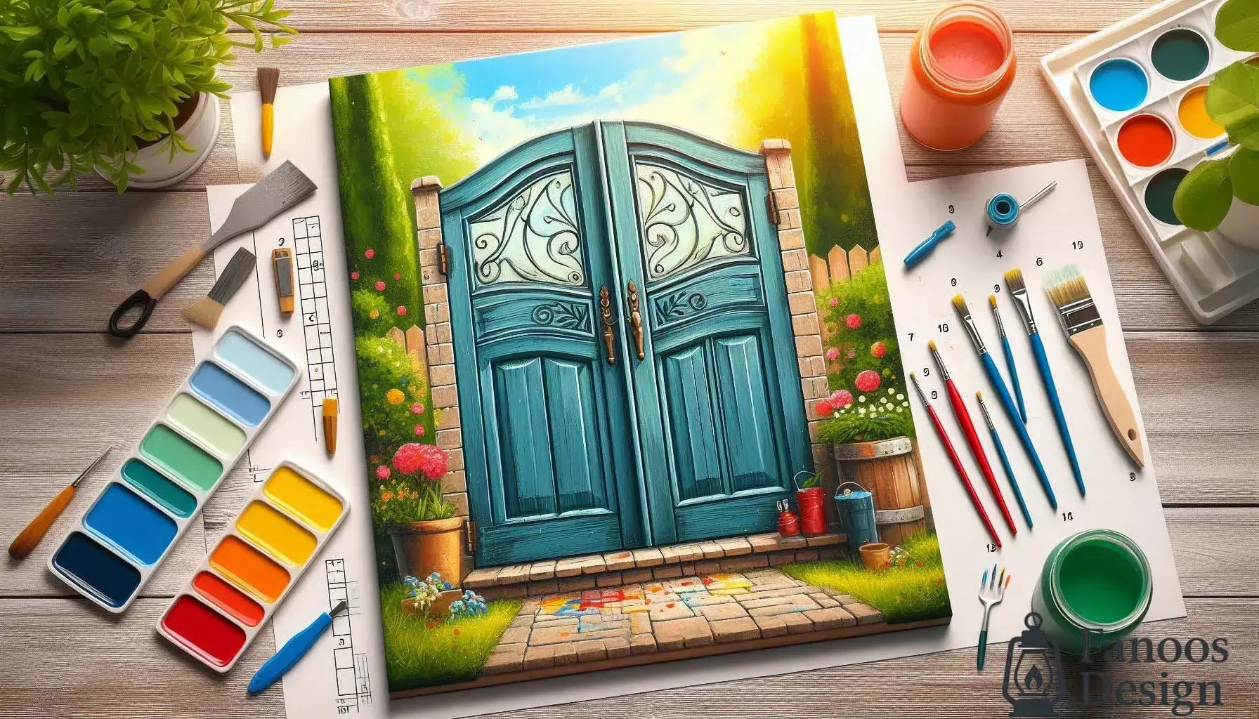 بهترین روش رنگ آمیزی درب آهنی