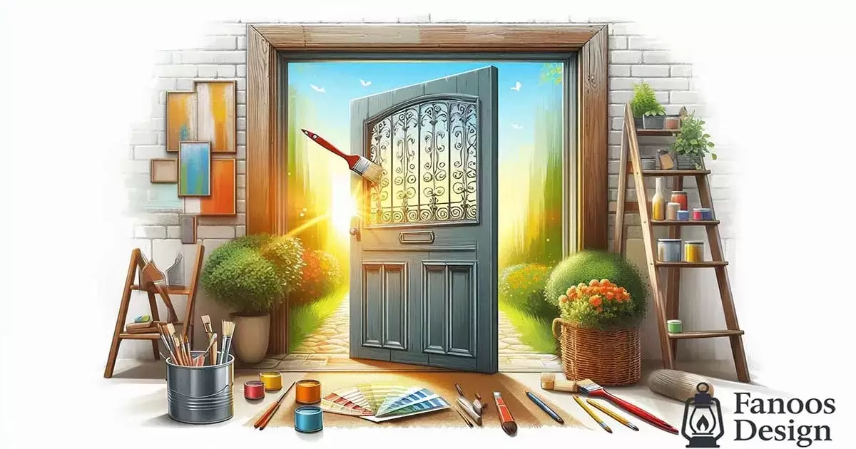 بهترین روش رنگ آمیزی درب آهنی