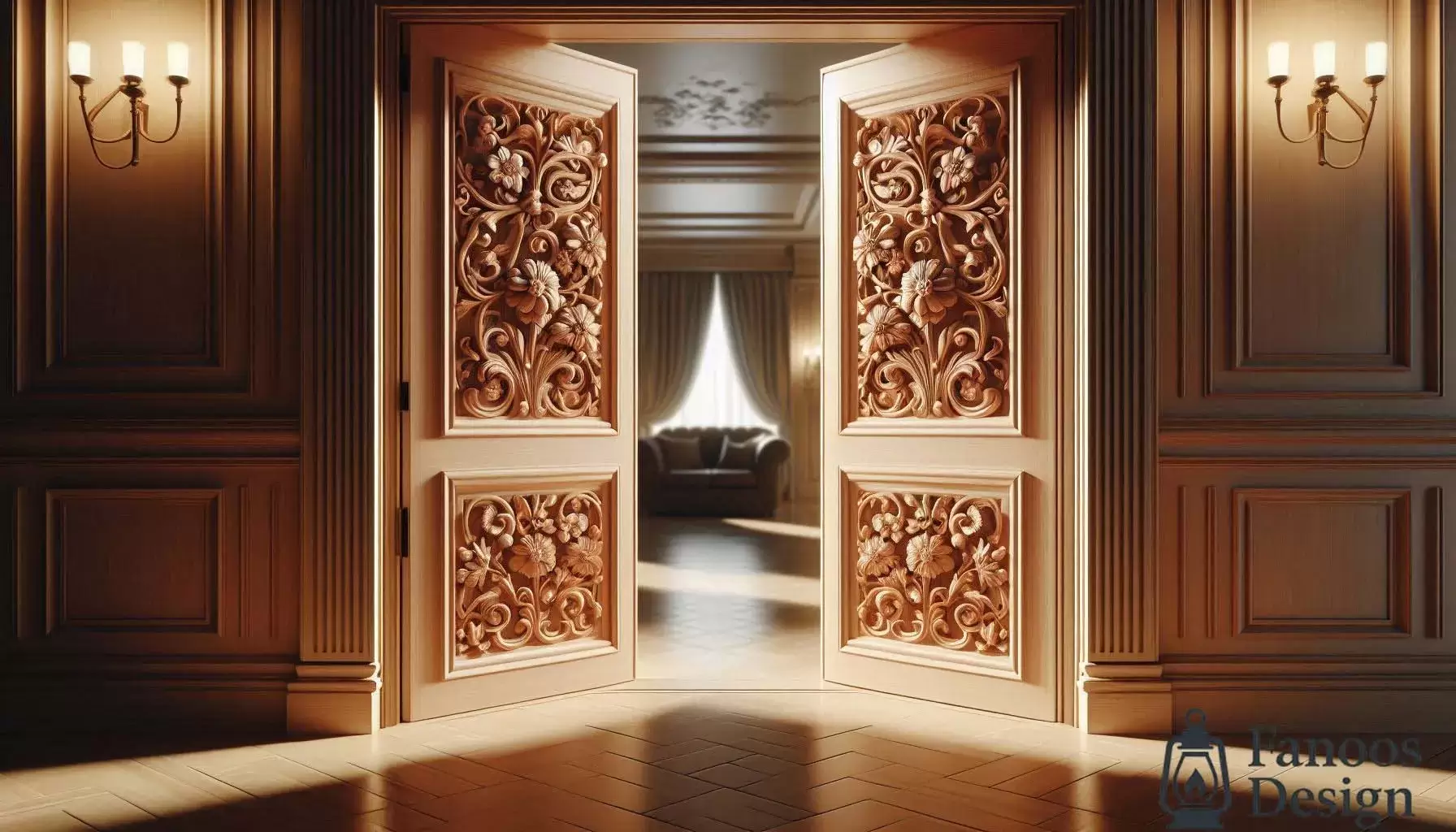 جذابیت درهای لابی مجلل