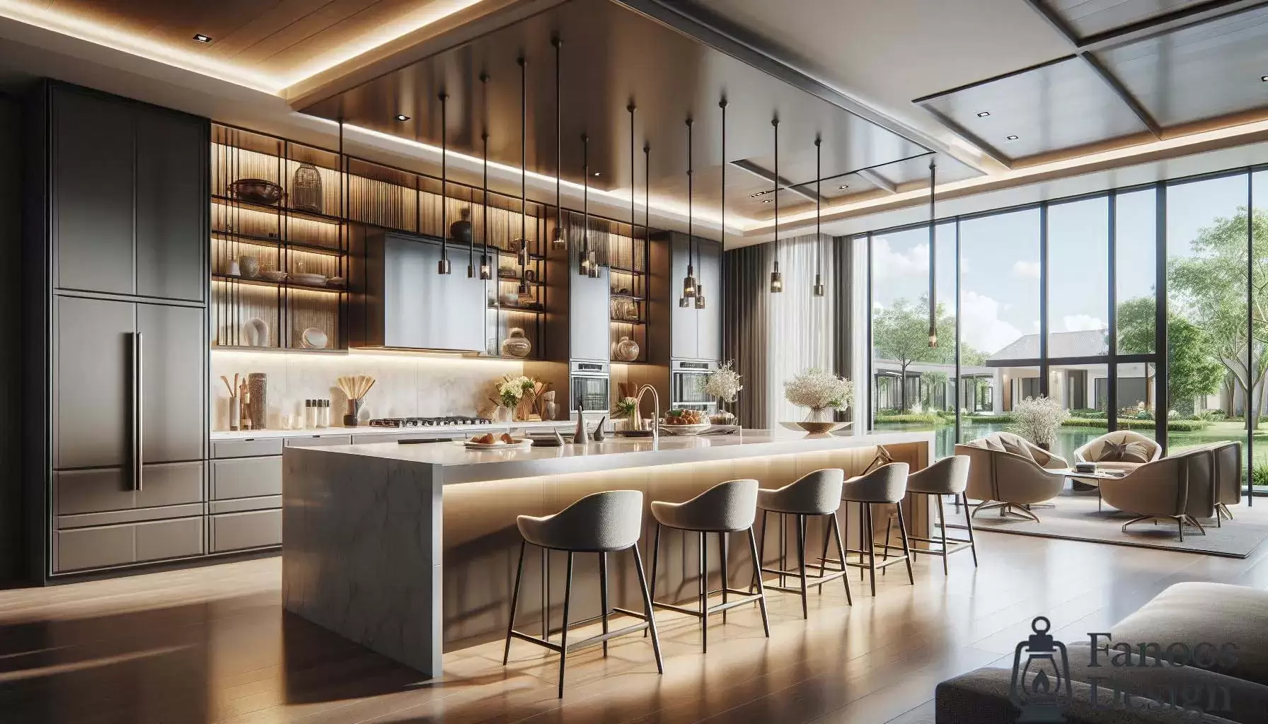 جدیدترین مدل های اپن جزیره ای آشپزخانه 17 جدیدترین مدل های اپن جزیره ای آشپزخانه