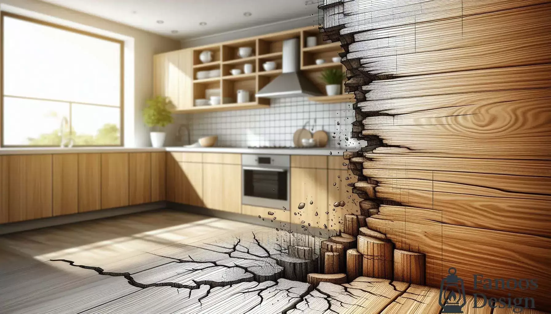 مهم ترین علت ترک خوردن کابینت آشپزخانه