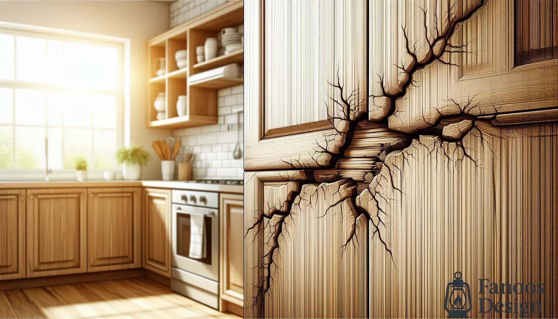 مهم ترین علت ترک خوردن کابینت آشپزخانه