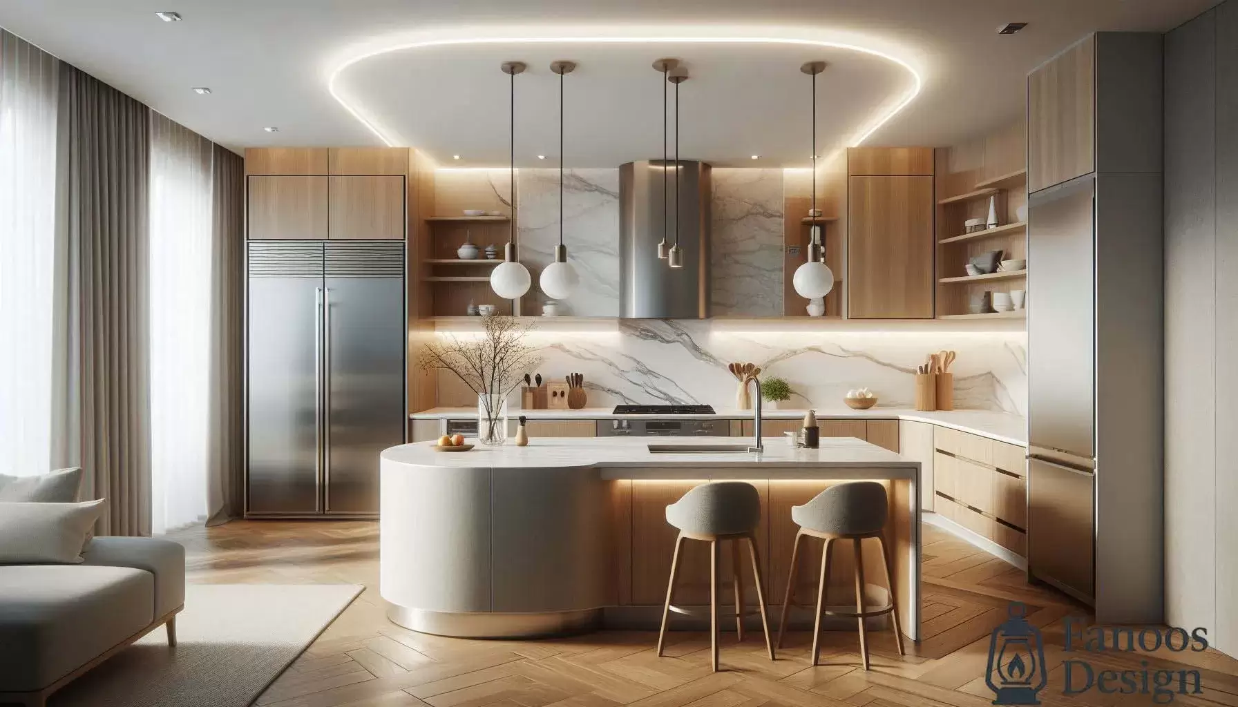 ترندترین آرک آشپزخانه اپن 16 ترندترین آرک آشپزخانه اپن