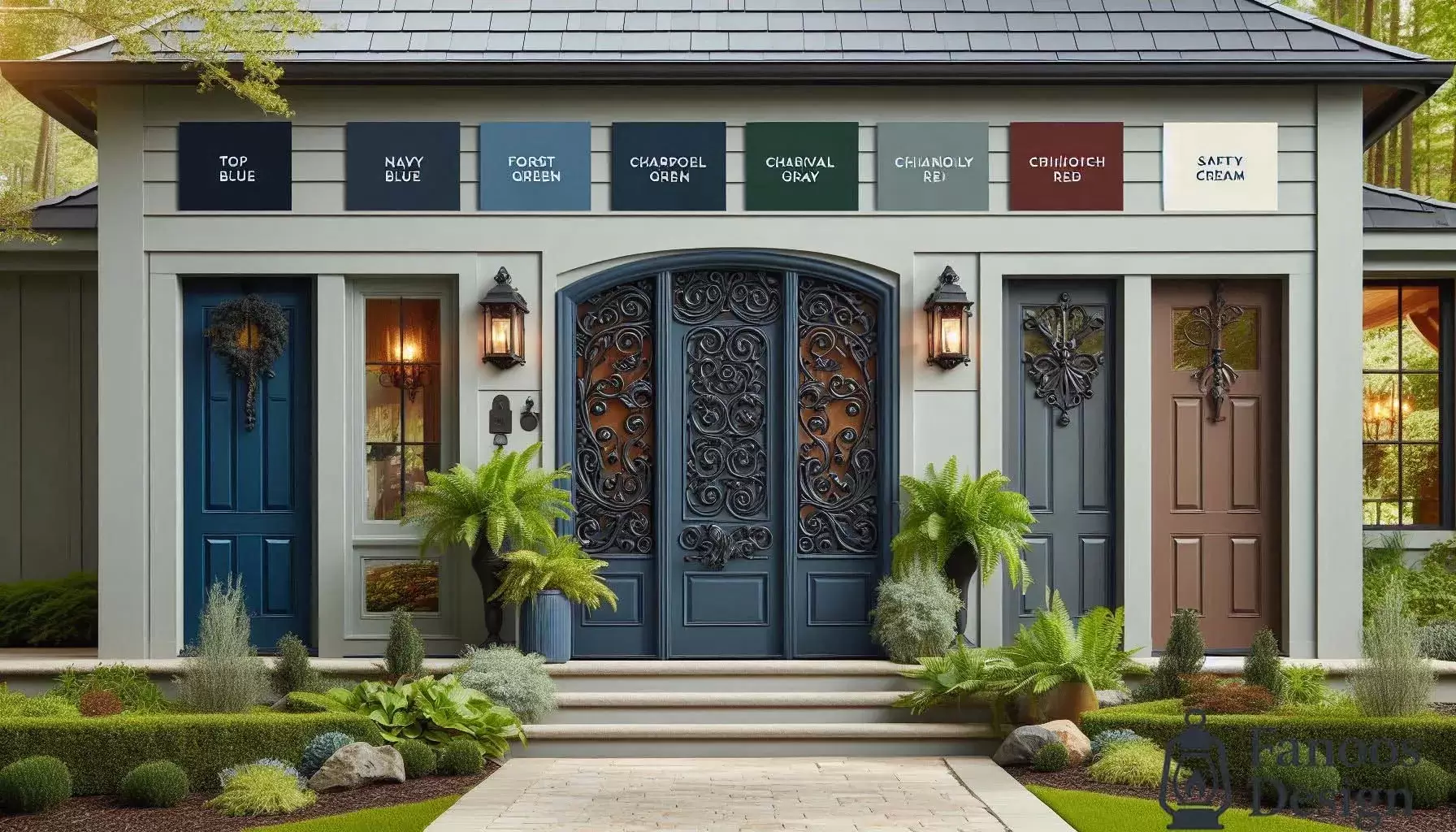 5 رنگ برتر برای درب های آهنی برای افزایش جذابیت محدود خانه شما 11 5 رنگ برتر برای درب های آهنی برای افزایش جذابیت محدود خانه شما