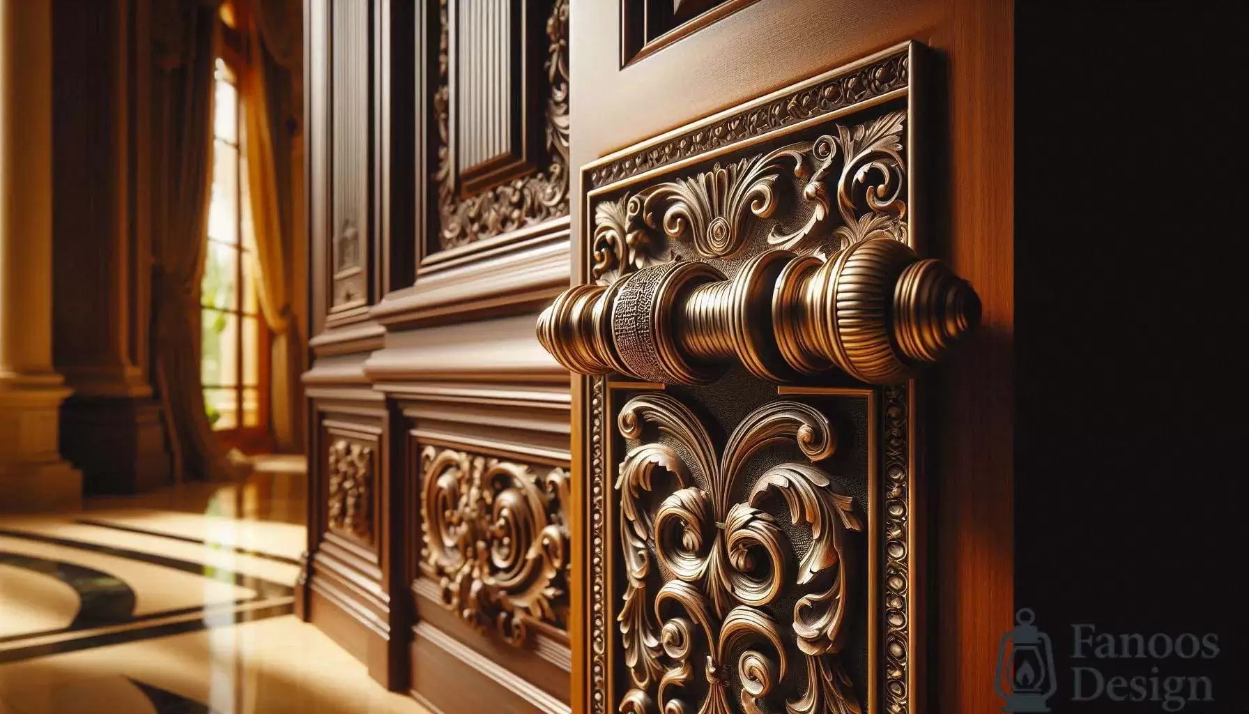 رونمایی از زیبایی پیچیده درب ویلا پیوت ( لولا محوری ) فلزی شیاردار