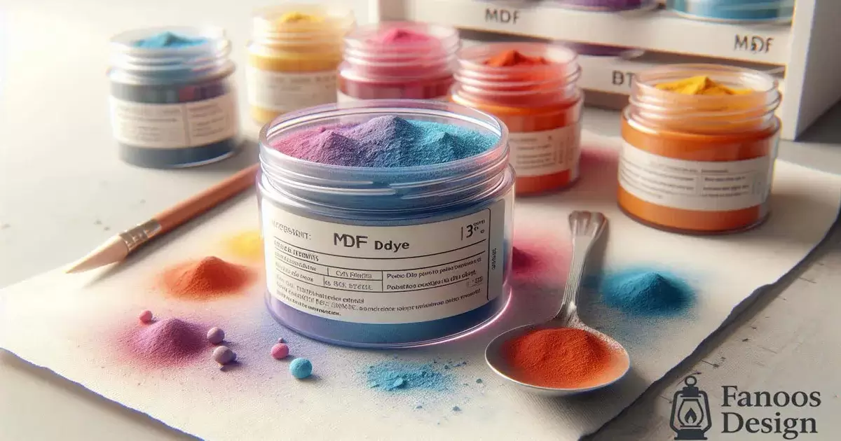 رنگ کردن ام‌دی‌اف شامل چه مواردی می‌شود؟