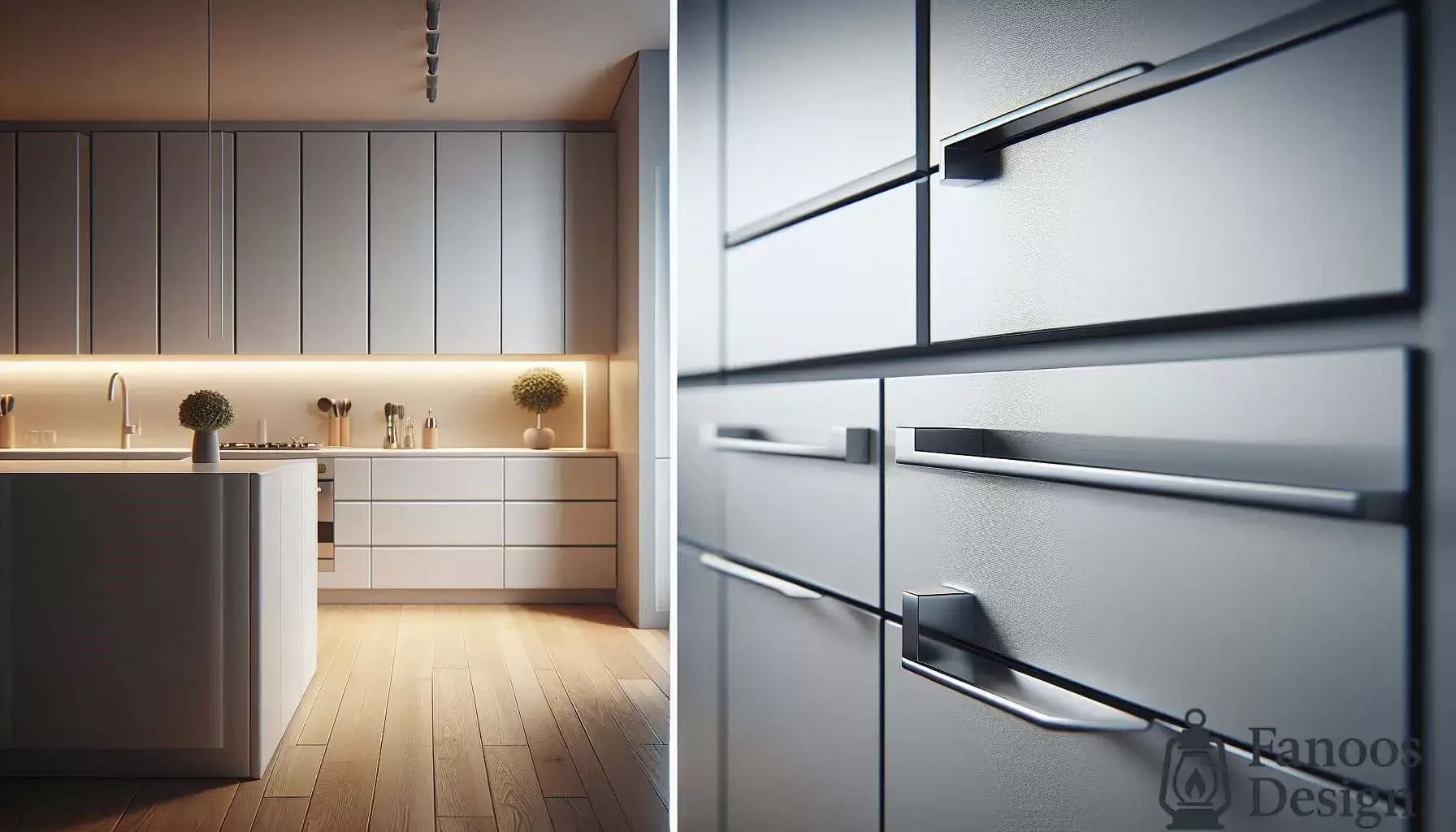 دستگیره مخفی کابینت آشپزخانه چیست