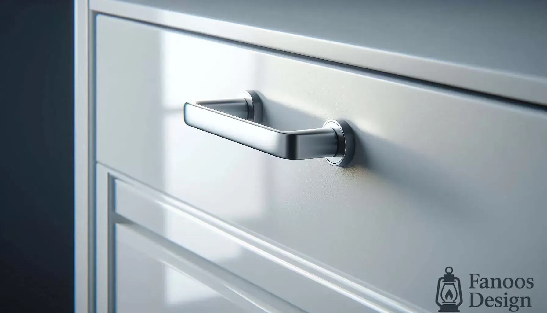 دستگیره کابینت سفید