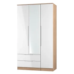 کمد لباس 3 درب و دو کشو سایز 197*111*53 کد 8981