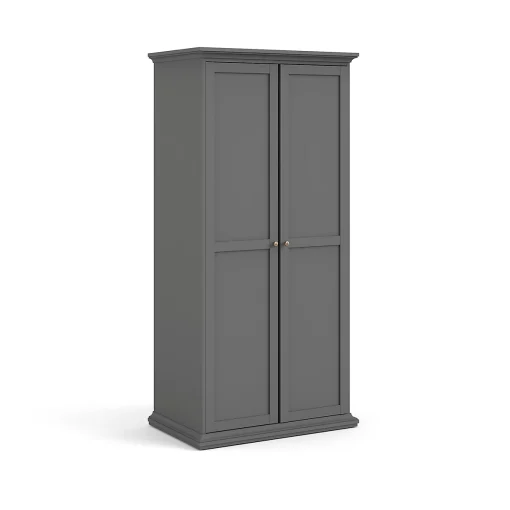 کمد لباس 2 درب نوک مدادی سایز 200*92*60 کد 8996