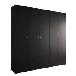 کمد لباس 5 درب لولایی سایز 237*250*47 کد 8749