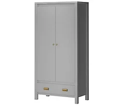 کمد لباس مشکی سفید سایز 190*73*73 کد 8916