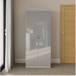 کمد لباس 2 درب طوسی براق سایز 181*76*47 کد 8862 4 کمد لباس 2 درب طوسی براق سایز 181*76*47 کد 8862