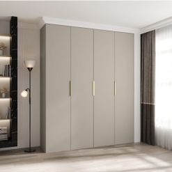 کمد لباس 4 درب نوک مدادی مات سایز 240*200*50 کد 9008 4 کمد لباس 4 درب نوک مدادی مات سایز 240*200*50 کد 9008