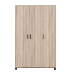 کمد لباس 3 درب نسکافه ای سایز 190*120*52 کد 9016 3 fanoosdesign closet 13 5 | فانوس دیزاین تولید کننده انواع درب اتاق ، ضد سرقت، درب ورودی و ضد آل