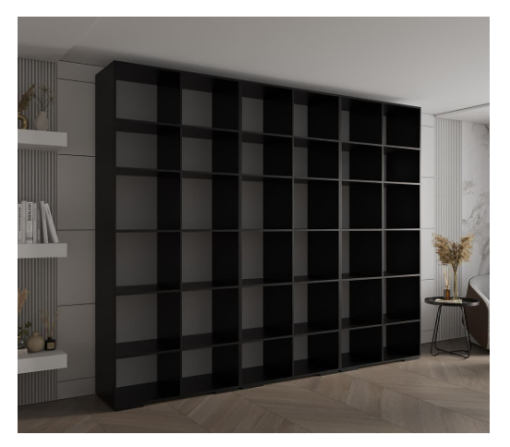 کمد لباس 6 درب لولایی سایز 300*237*47 کد 8739 - Image 3