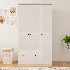 کمد لباس 3 درب و دو کشو سایز 184*105*52 کد 8997 4 کمد لباس 3 درب و دو کشو سایز 184*105*52 کد 8997